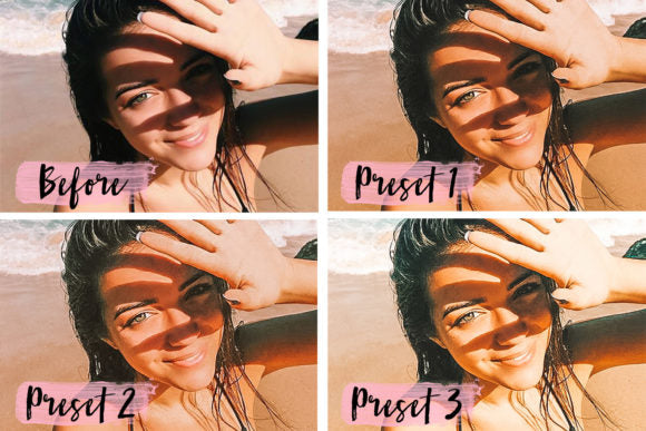 SUNTAN LIGHTROOM MOBILE PRESETS
